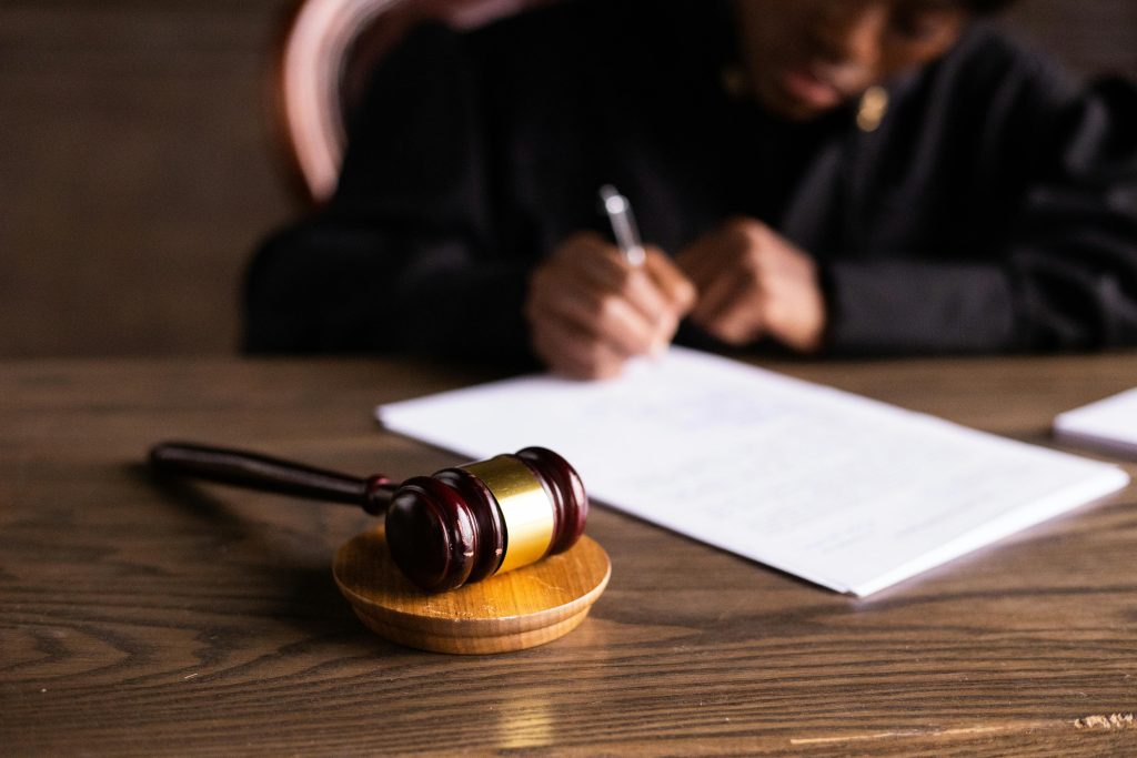 Gavel representing Duane Davis conviction in the Tupac Shakur murder case